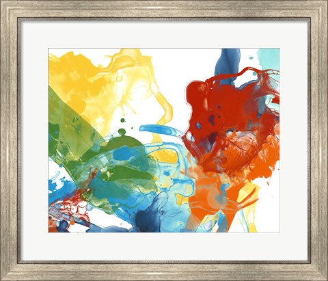 Framed Primary Abstract II Print