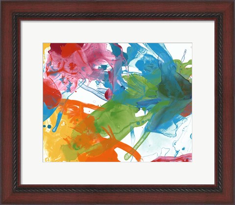 Framed Primary Abstract III Print