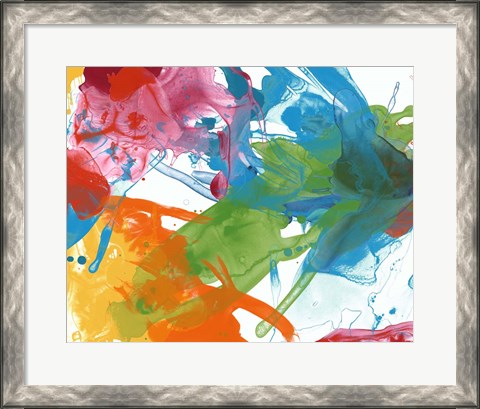 Framed Primary Abstract III Print