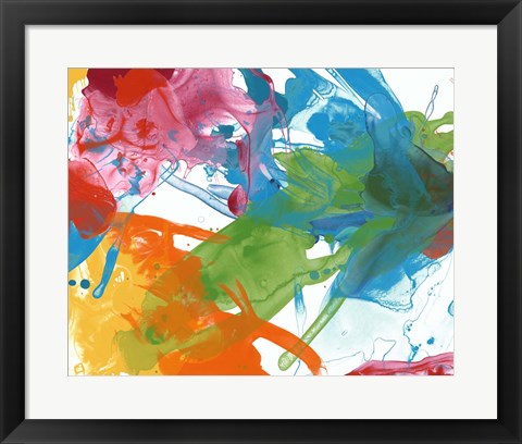 Framed Primary Abstract III Print
