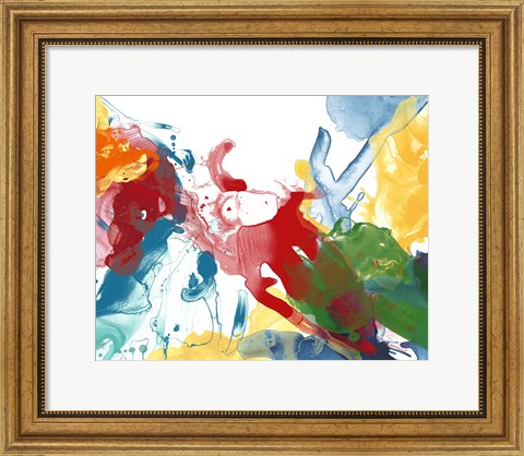 Framed Primary Abstract IV Print