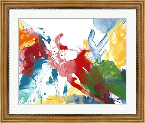 Framed Primary Abstract IV Print