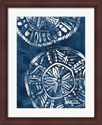 Framed Sea Batik I Print