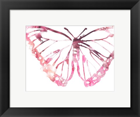 Framed Butterfly Imprint VI Print