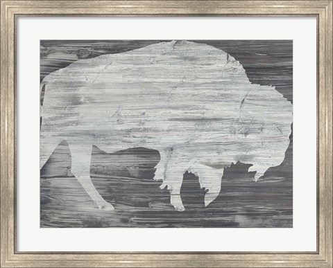 Framed Vintage Plains Animals VI Print