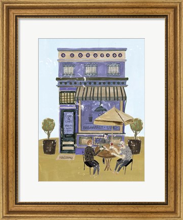 Framed Local Cafe II Print