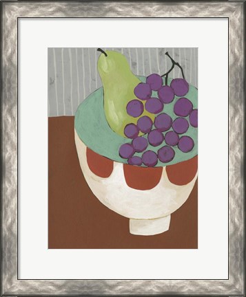 Framed Modern Fruit II Print