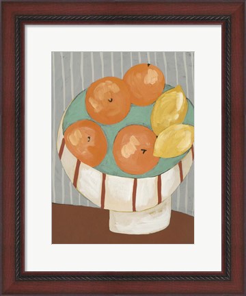 Framed Modern Fruit IV Print