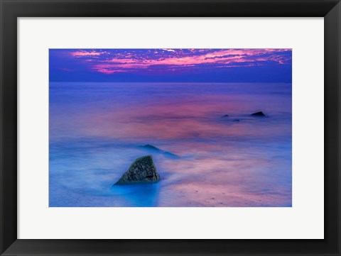 Framed Scenic Cape May Beach 3, Cape May NJ Print