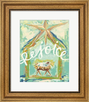 Framed Rejoice Print