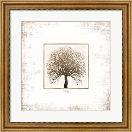 Framed Tree Squared Print