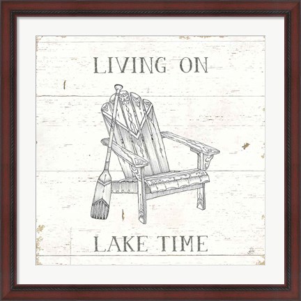 Framed Lake Sketches IV Print