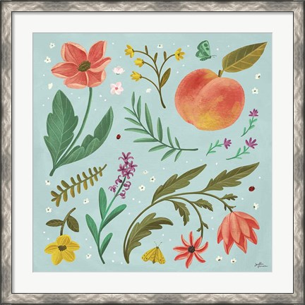 Framed Spring Botanical II Print