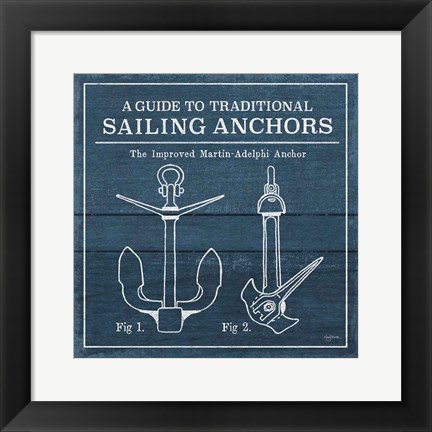 Framed Vintage Sailing Knots XII Print
