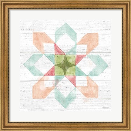 Framed Pastel Flower Market VIII Print