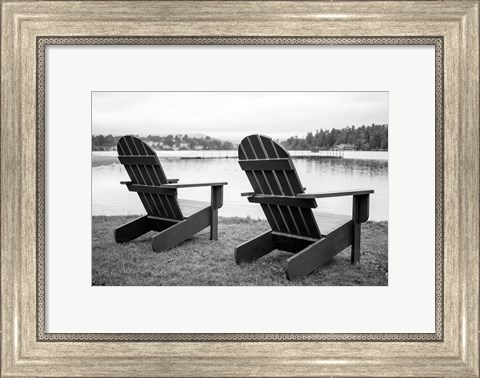 Framed Relaxing at the Lake Print