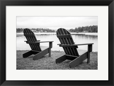 Framed Relaxing at the Lake Print