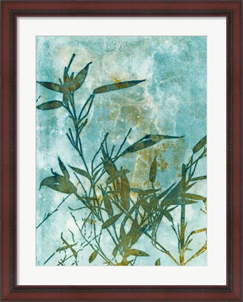 Framed Leafy Bamboo Print