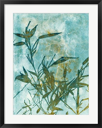Framed Leafy Bamboo Print