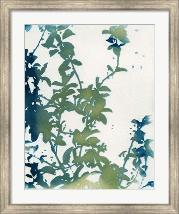 Framed Shadow Floral Print