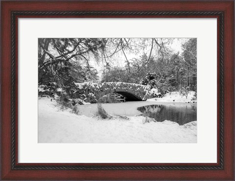 Framed Stone Bridge Print