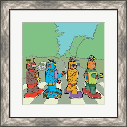 Framed Abbey Road Bots Print