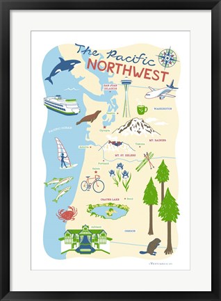Framed Pacific Northwest Print