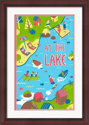 Framed At the Lakes Print