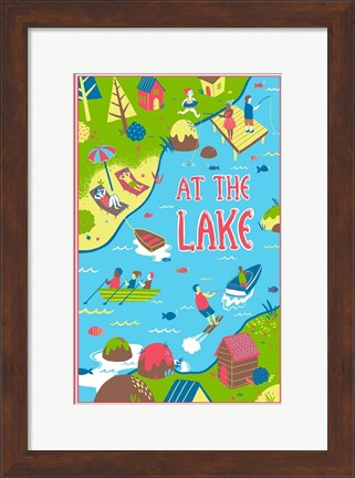 Framed At the Lakes Print