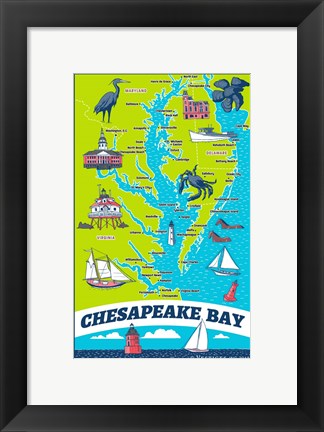 Framed Chesapeake Bay Print
