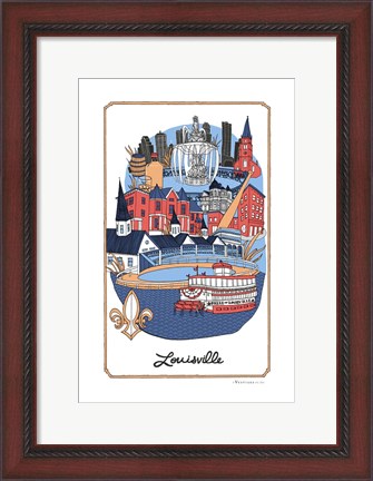 Framed Louisville Print