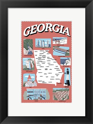 Framed Georgia Print
