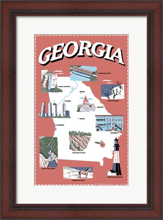 Framed Georgia 2 Print