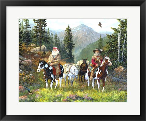 Framed Mountain Men Print