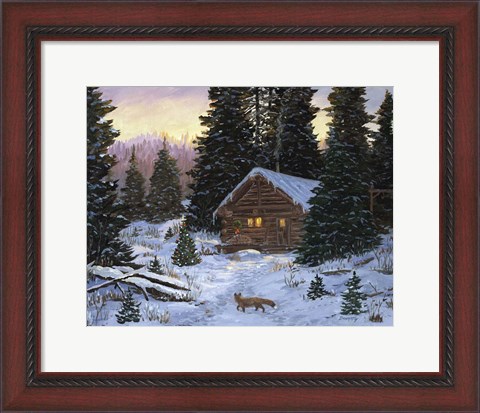 Framed North Country Christmas Print