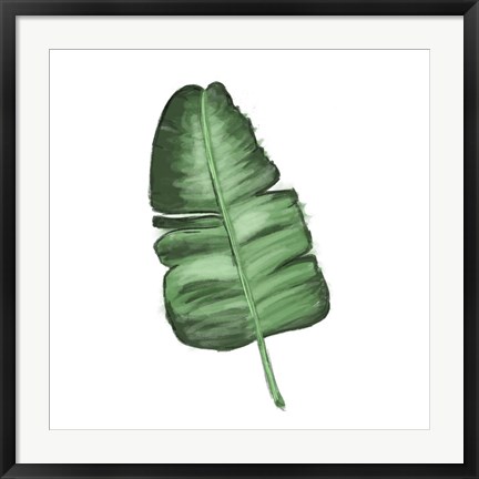 Framed Leaves of the Tropics I Print