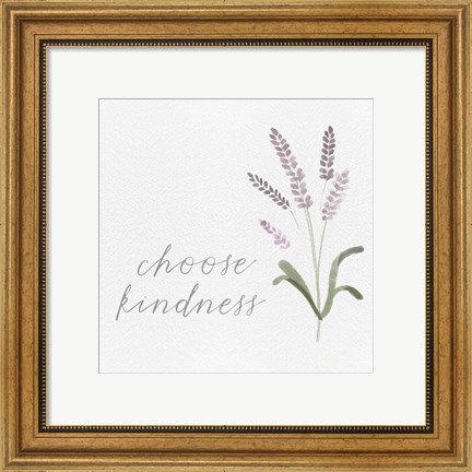 Framed Wildflowers and Sentiment IV Print