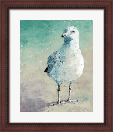 Framed Beach Bird II Print