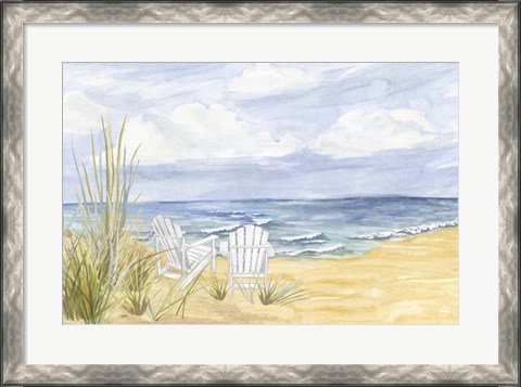 Framed By the Sea Landscape Print