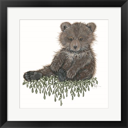 Framed Baby Bear Print