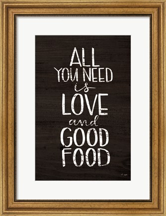 Framed Good Food Print