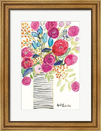 Framed Blissful Blooms Print