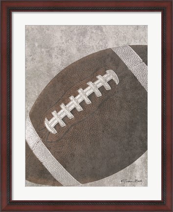 Framed Sports Ball - Football Print