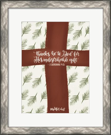 Framed Indescribable Gift Print
