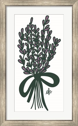 Framed Lilac Bouquet Print
