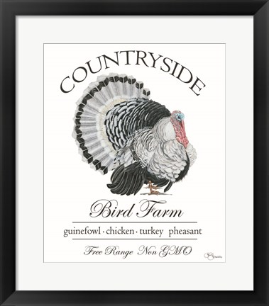 Framed Bird Farm Print