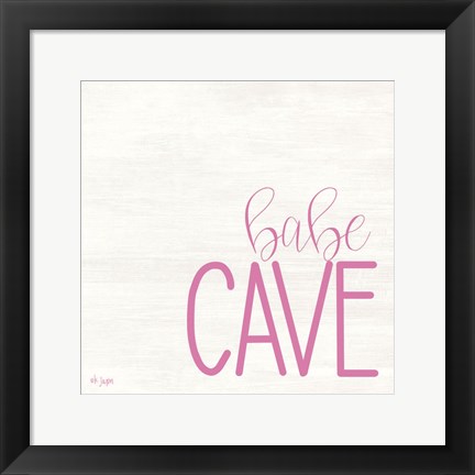 Framed Babe Cave Print