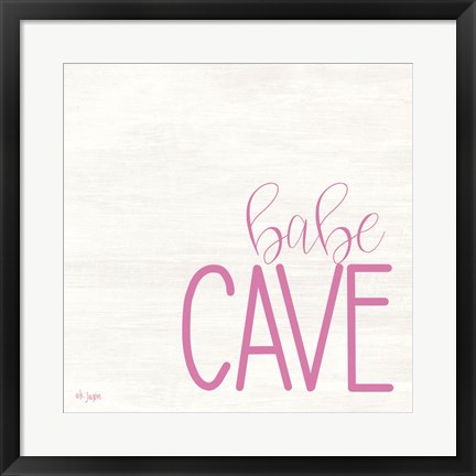 Framed Babe Cave Print