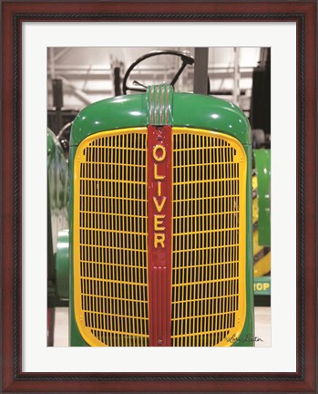 Framed Oliver Tractor Print