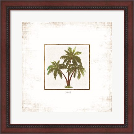 Framed Palm Trees Print